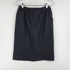 Pendleton Petites Black Pencil Skirt Sz 8